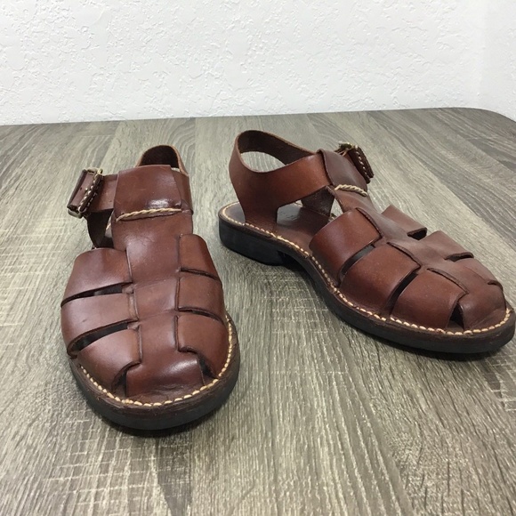 cole haan men's leather sandals